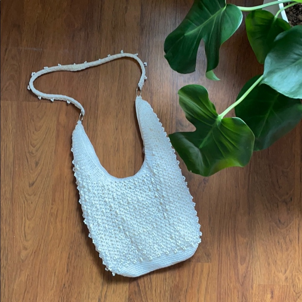 Handmade beaded handbag